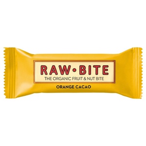 Rawbite Frukt & Nötbar Apelsin Kakao 50g produkt bild