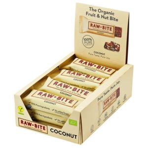 Rawbite Frukt- & Nötbar Kokos EKO 50 g 12-pack produkt bild