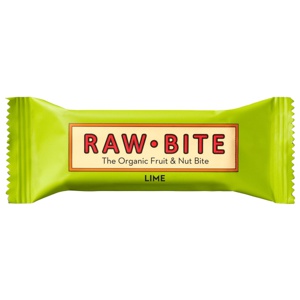 Rawbite Frukt- & Nötbar Lime EKO 50 g produkt bild