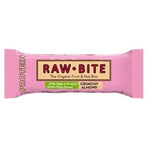 Rawbite Protein Crunchy Almond Økologisk - 45 gram produktbillede