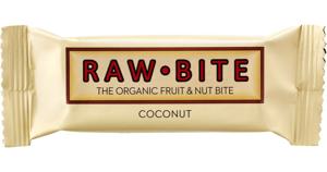 Rawbite Raw Frukt- & Nötbar Kokos 50 g produkt bild