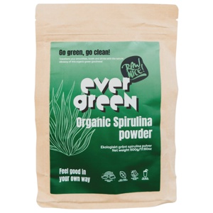 Rawnice Organic Grön Spirulina 500 g produkt bild