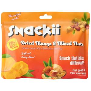 Rawnice Snackii - torkad mango & blandade nötter, 80 g produkt bild