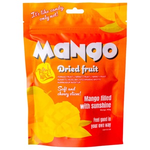 Rawnice Torkad Mango 160 g produkt bild