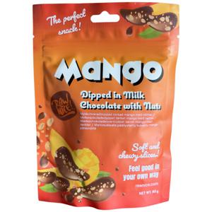 Rawnice Torkad Mango med choklad & nötter, 80 g produkt bild