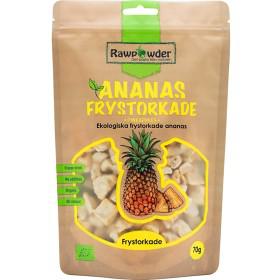 Rawpowder Ananas frystorkade 70 g produkt bild
