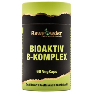 Rawpowder Bioaktiv B-Komplex 60 kapslar produkt bild