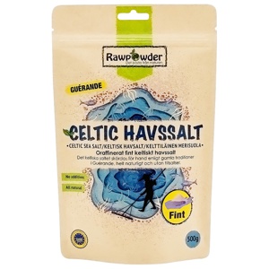 Rawpowder Celtic Havssalt Fint, 500 g produkt bild