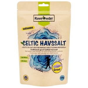 Rawpowder Celtic Havssalt Grovt, 500 g produkt bild