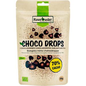 Rawpowder Choco Drops Eko 200 g produkt bild