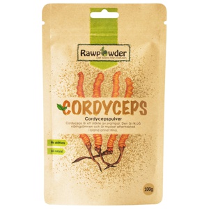 Rawpowder Cordyceps pulver 100g produkt bild