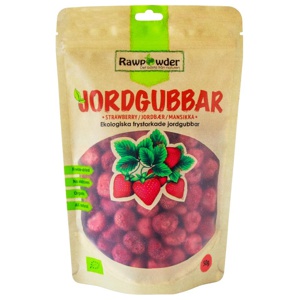 Frystorkade Jordgubbar, 50 g produkt bild