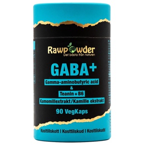 Rawpowder GABA Plus 90 kapslar produkt bild