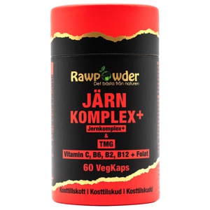 Rawpowder Järn Komplex+ 60 VegKaps produkt bild