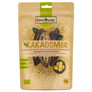 RawPowder Kakaosmør Skiver 225 g produktbillede