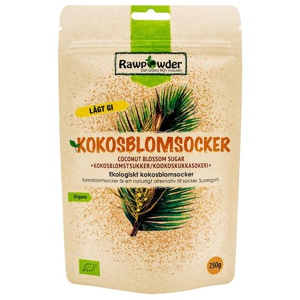 Rawpowder Kokosblomsocker 250 g produkt bild