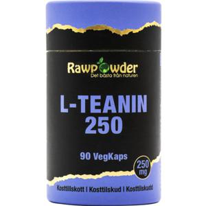 L-Teanin 250mg 90 kapslar - Rawpowder produkt bild