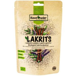 Rawpowder Lakritsrotspulver 125 g produkt bild