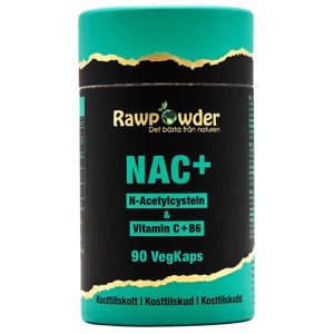 Rawpowder NAC+ 90 kapslar produkt bild