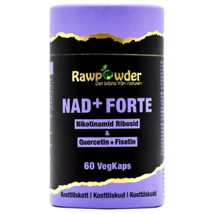 Rawpowder NAD+ Forte 60 kapslar produkt bild