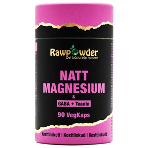 Rawpowder Natt Magnesium 90 kapslar produkt bild
