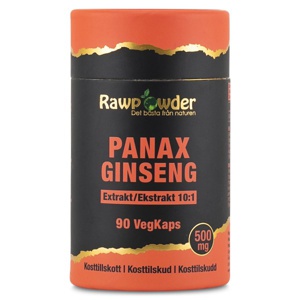 RawPowder Panax Ginseng Ekstrakt 90 kapsler produktbillede