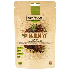Rawpowder Pinjenötter 100g produkt bild