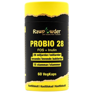 Rawpowder Probio 28 60 VegKaps produkt bild