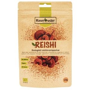 Rawpowder Reishi Svamppulver, 125 g produkt bild