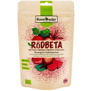 Rawpowder Rödbetspulver 200 g produkt bild