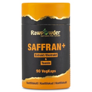 RawPowder Safran+ Ekstrakt 90 kapsler produktbillede