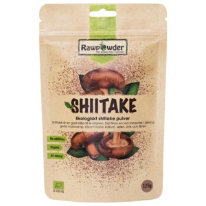Rawpowder Shiitake-pulver EKO, 125 g produkt bild