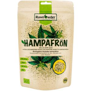 Rawpowder Skalade Hampafrön, 300 g produkt bild
