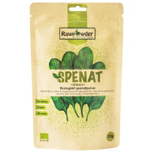 Rawpowder Spenatpulver, 200 g produkt bild