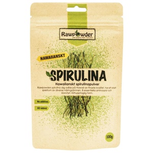 Rawpowder Spirulina Pulver Hawaii, 100 g produkt bild