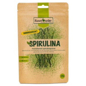 RawPowder Spirulina Pulver Hawaii 100 g produktbillede