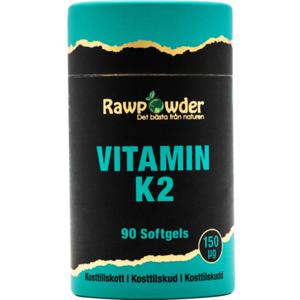 Rawpowder Vitamin K2 150µg 90 kapslar produkt bild