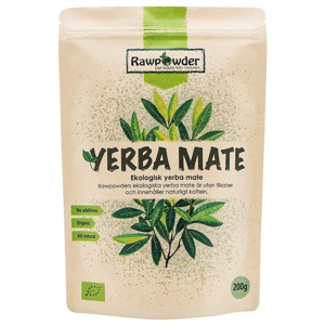 Rawpowder Yerba Mate EKO 200 g produkt bild