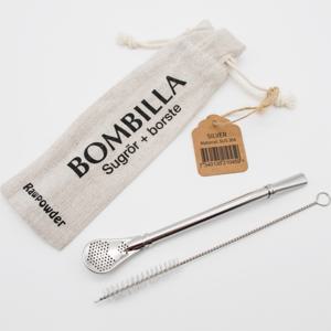 Rawpowder Yerba Straw/Bombilla Silver sugrör produkt bild