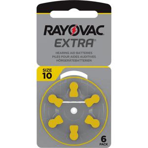Rayovac Extra Advanced 10 Gul 6 st produkt bild