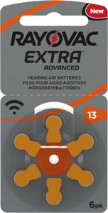 Rayovac Extra Advanced Act 13 6 st produkt bild