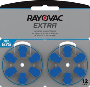 Rayovac Extra Advanced Act 675 12 st produkt bild