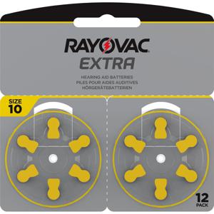 Rayovac Extra Hörapparatsbatterier 10 Gul 12 st produkt bild