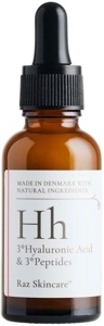 Raz Skincare Hh 3*Hyaluronic Acid & 3*Peptides - 30 ml produktbillede