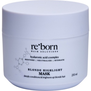 Re-Born Hair Solution Blonde Highlight Mask 250 ml produktbillede