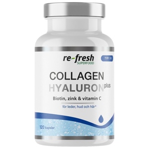 Re-fresh Superfood Collagen Hyaluron Plus 120 capsules 100 stk produktbilde