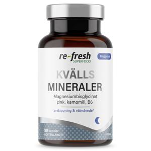 Re-fresh Superfood Kvällsmineraler 90 kapslar produkt bild