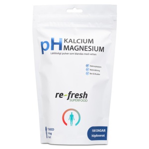 Re-fresh Superfood pH Calcium Magnesium 300 g produktbillede