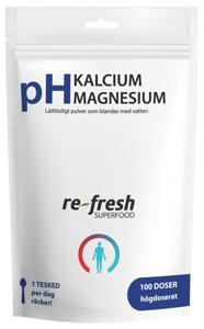 Re-fresh Superfood pH Kalcium Magnesium, 300 g produkt bild