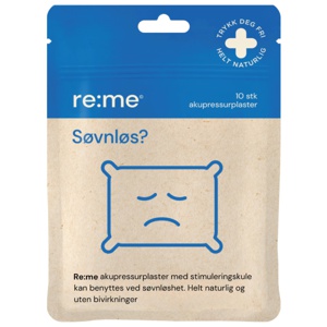 Re:me Søvnløs Akupressurplaster, 10 stk. produktbilde